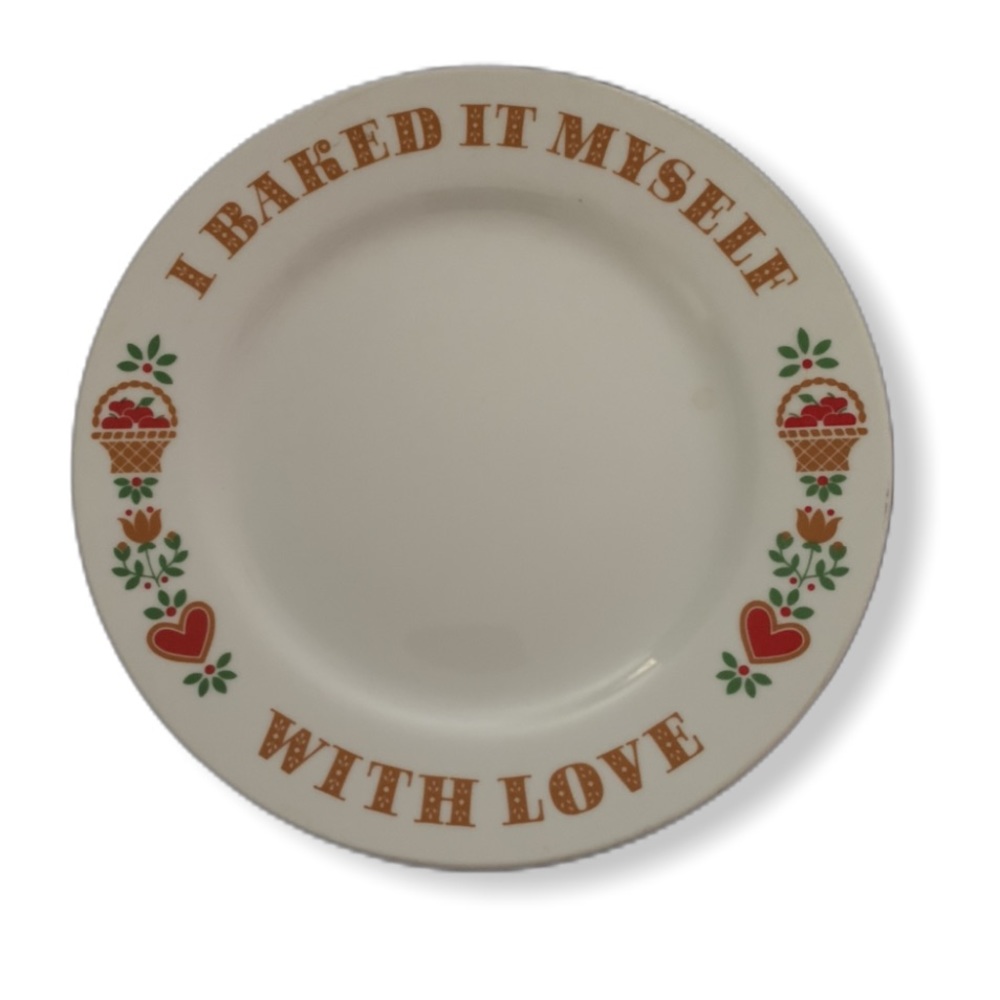 Avon 1982 I Baked It Myself With Love Plate
